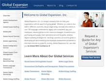 Tablet Screenshot of globalexpansion.net